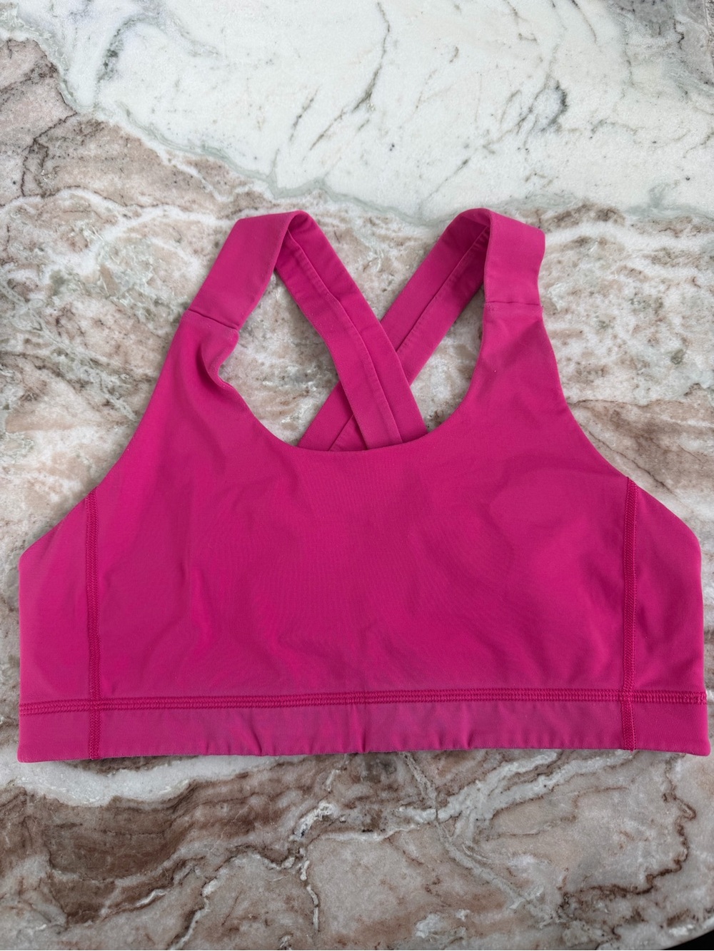 Lululemon size 12 hot pink bra